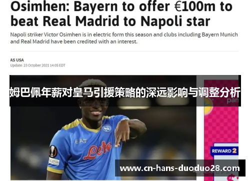 姆巴佩年薪对皇马引援策略的深远影响与调整分析